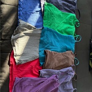 Express Women's Tank Tops - Multicolor Set (9 tank tops)
